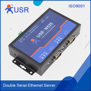 Buy cheap [USR-N520] 2 -Ports Ethernet to Serial converter with RS232/RS485/RS422 port, modbus gateway product