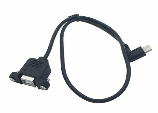 Quality Adaptive Interface Type C to b female USB2.0 Data Cable With Screw Full 480 - Mbps Transmission Speed for sale