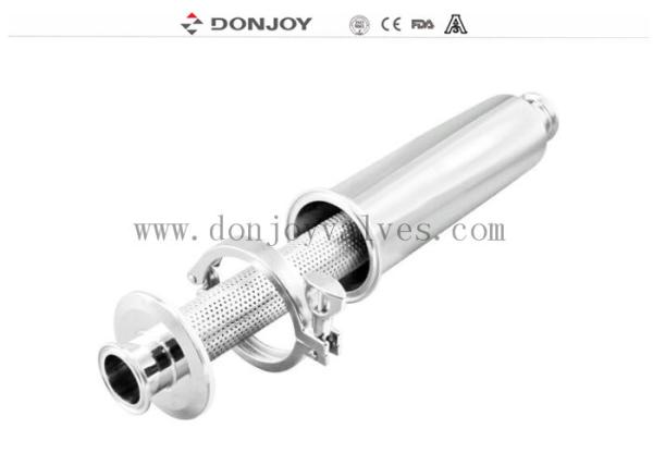 Quality DONJOY 100 Mesh Stainless Steel Sanitary Strainer 2" Filter Straight Type Quick Ship for sale
