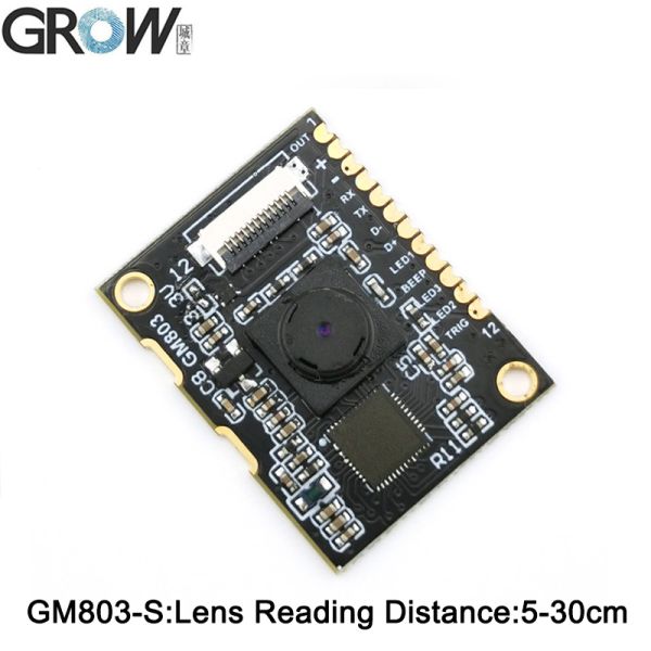 GROW GM803 Series Small Cheap DC3.3V USB/TTL232 Interface Barcode Scanner Module 1D/2D QR Bar Code Reader PDF417 for Arduino
