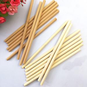 Buy cheap 15cm Biodegradable Reusable Bamboo Drinking Straws Bubble Tea Juice product