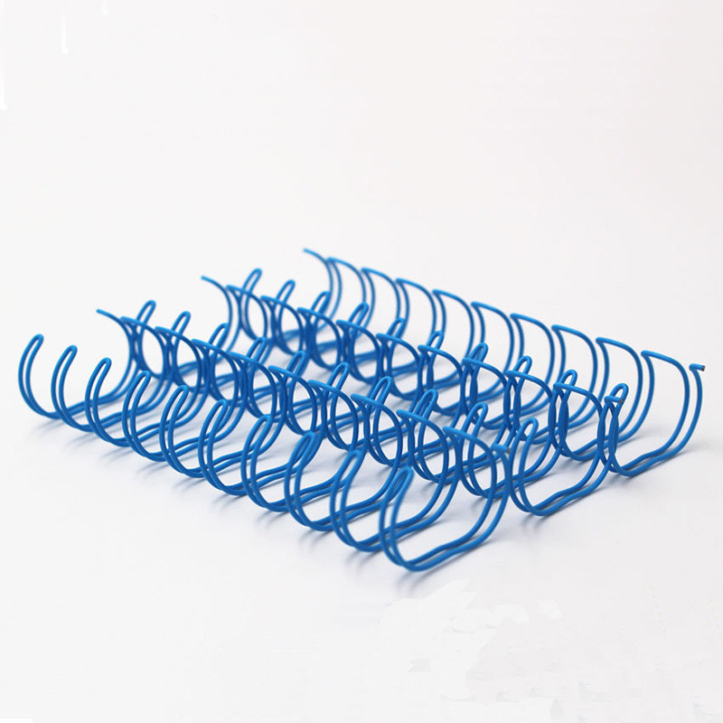 Pre Cut Box Packed 31.8mm Spiral Binding Wire Double Loop For Exercise Book