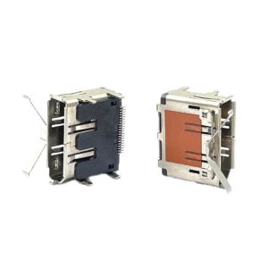 DisplayPort Socket Micro Usb Connector 90 Degree SMT DIP Solder ODM