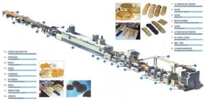 Buy cheap 2000kg/8h Bakery Making Machine Small Biscuit Production Line product