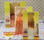 Customize 3 Side Visible Clear Window Offset Printing Bakery Bags, Customize V