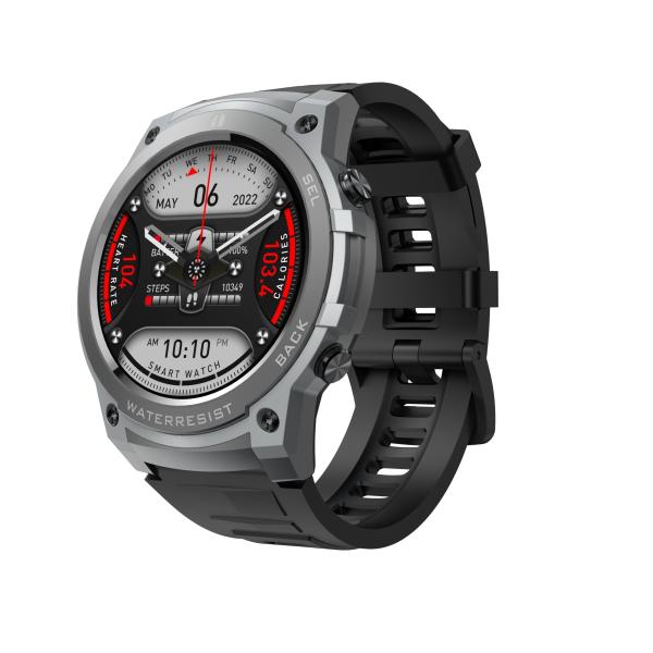 Quality DM55 Men Smart Watch 1.43 Inch Amoled Screen Smartwatch IP68 Waterproof OEM Logo Custom for sale