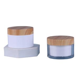 Round Transparent Purple Plastic Jars 50ml With Lids For Spices