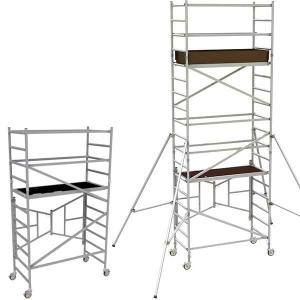 China Portable Steel 1m Aluminum Ringlock Scaffolding Tower on sale