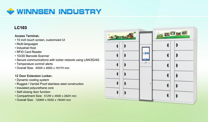 Goods Smart Refrigerated Locker Smart Electronic Vegetable Frozen