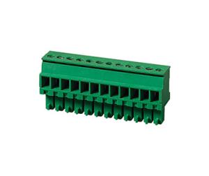 Buy cheap PA66 SN Plated 30-16AWG Terminal Block Connector CPT 3.81mm Pitch 1*10P Green product