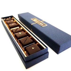 Biodegradable C1S Board Flocking Chocolate Packaging Box