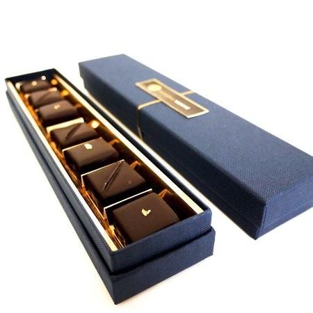 Quality Biodegradable C1S Board Flocking Chocolate Packaging Box for sale