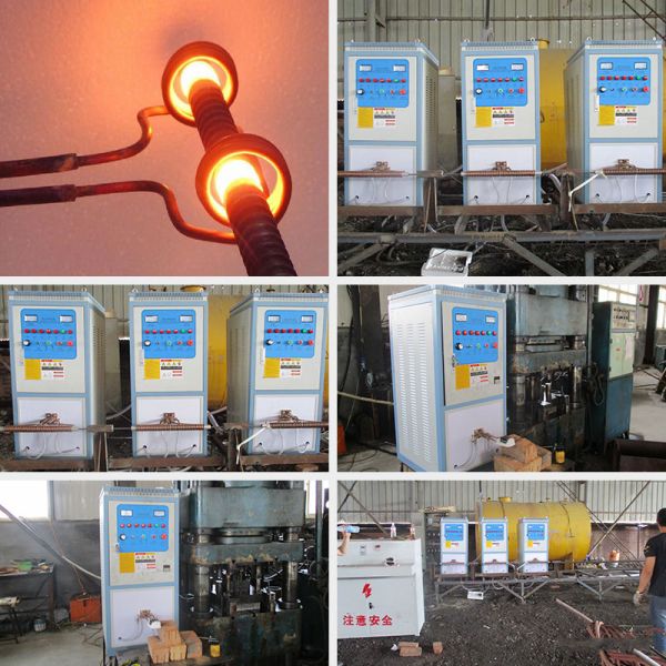 Stainless Steel Induction Heating Machine For Metal Forging Customized Color