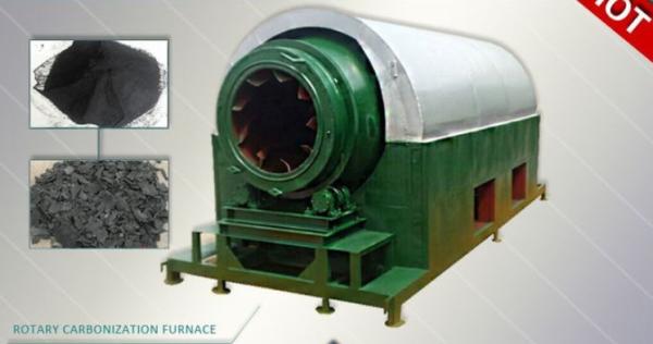 Quality 500kg/H Biomass Peanut Shell Charcoal Carbonization Machine for sale
