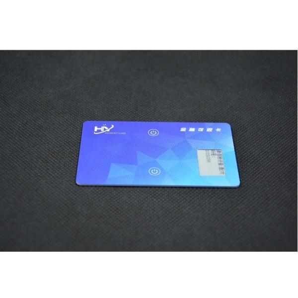 Quality 0.84mm Thickness Standard Bank Credit Card 7816 Chip OTP Display for sale