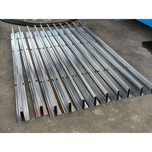 0.5-1.2mm Galvanized Steel Garage Door Strut Channel Roll Forming Machine