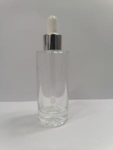 Round Essential Oil Bottle 40ml Glass Dropper Bottles Various OEM Color
