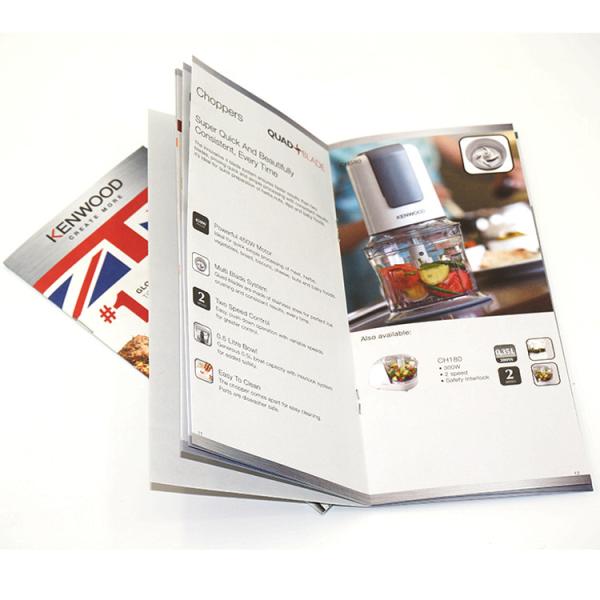 Quality 110mmx210mm Custom Handbook Promotional Booklet Printing Matt Lamination for sale