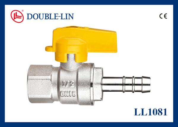 Quality Female x Hose Connector 1/2"x15mm Brass Gas Valves for sale