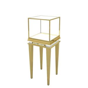 China Necklace Retail Jewelry Store Display Case Glass Stainless Steel CE ISO9001 on sale