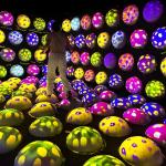 Multi Players Pinball Interactive Projection Game Bouncing Spheres Projection