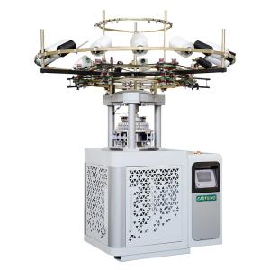 Double Jersey Circular Knitting Machine Computerized Jacquard In Good Condition