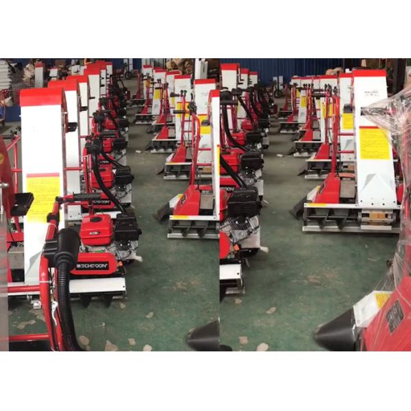 Foldable 7000kg/H Grain Collector Machine Fuel Consumption 394g/KWH