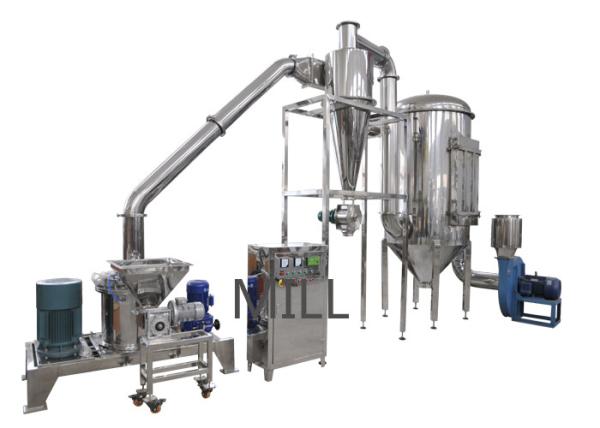 Quality Stevia Powder Pulverizer Grinding Machine , Pulverizer Machine For Spices Big Capacity for sale
