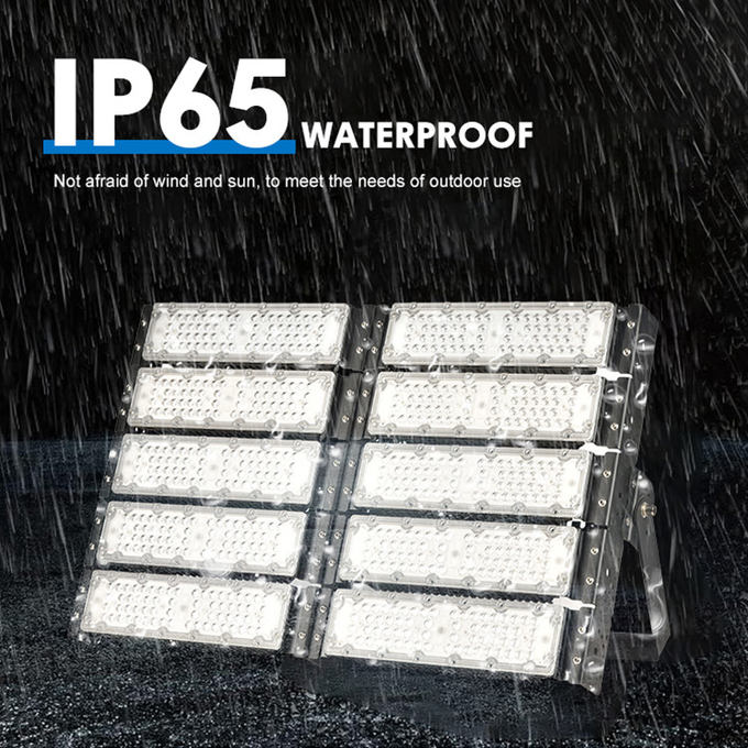 Motion Sensing LED Modular Flood Light 400W 100V-277V