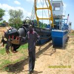 18" 3000m3/Hr Suction Dredger Ship 15m Sand Mining