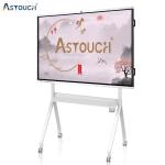 Teaching 4K Whiteboard Customized 75 Inch Interactive Display Multitouch