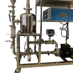 20kHz 3000 Watts Ultrasonic Homogenizer Circular System Titanium Or Aluminum Selectable