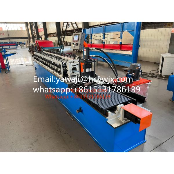 Color Steel Shutter Door Roll Forming Machine 15m/min