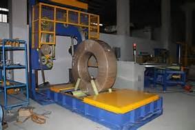 Quality 380V Voltage Wire Coil Wrapping Machine 0 - 600r / Min Main Motor Speed OEM for sale