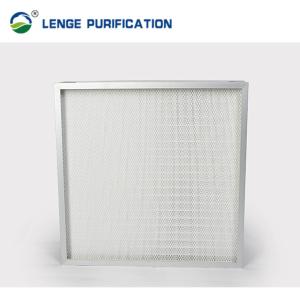 China U15 99.9995 % Aluminum Frame ULPA Filter For Cleanroom Environments on sale