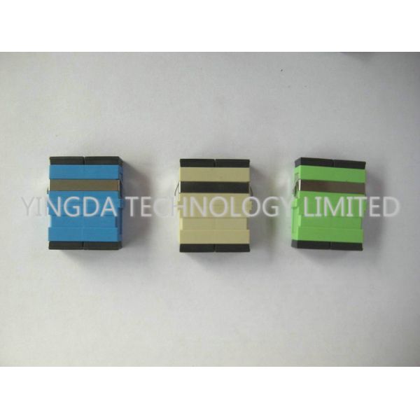 ABS LC UPC SM SX LC / PC Fiber Optic Adaptor Simplex Single Mode Coupler