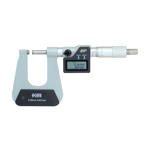 Accurate Metric / Inch Measurement Electronic Deep Throat Micrometer with 0