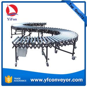 Quality Container,truck,vehicle,trailer,van Loading and Unloading Powered Roller Conveyor for sale