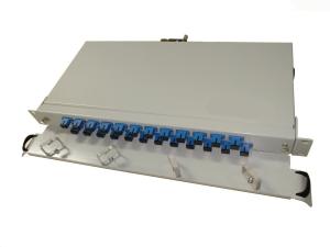 Buy cheap Slide Withdrawble 24 Cores SCUPC 1U Odf Optical Distribution Frame product