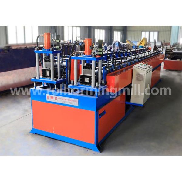 Dual Door Rail Roll Forming Machine 2 In 1 19 steps