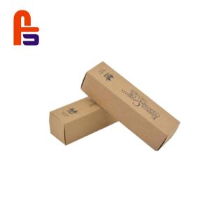 Brown Color Lipstick Flexo Printing Ivory Board Materials Kraft Paper Packaging Box