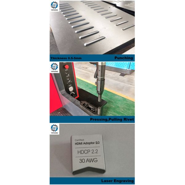 Laser Cutting Bending Welding Pull Riveting Powder Coating Equipment Shell Sheet Metal Welding Parts