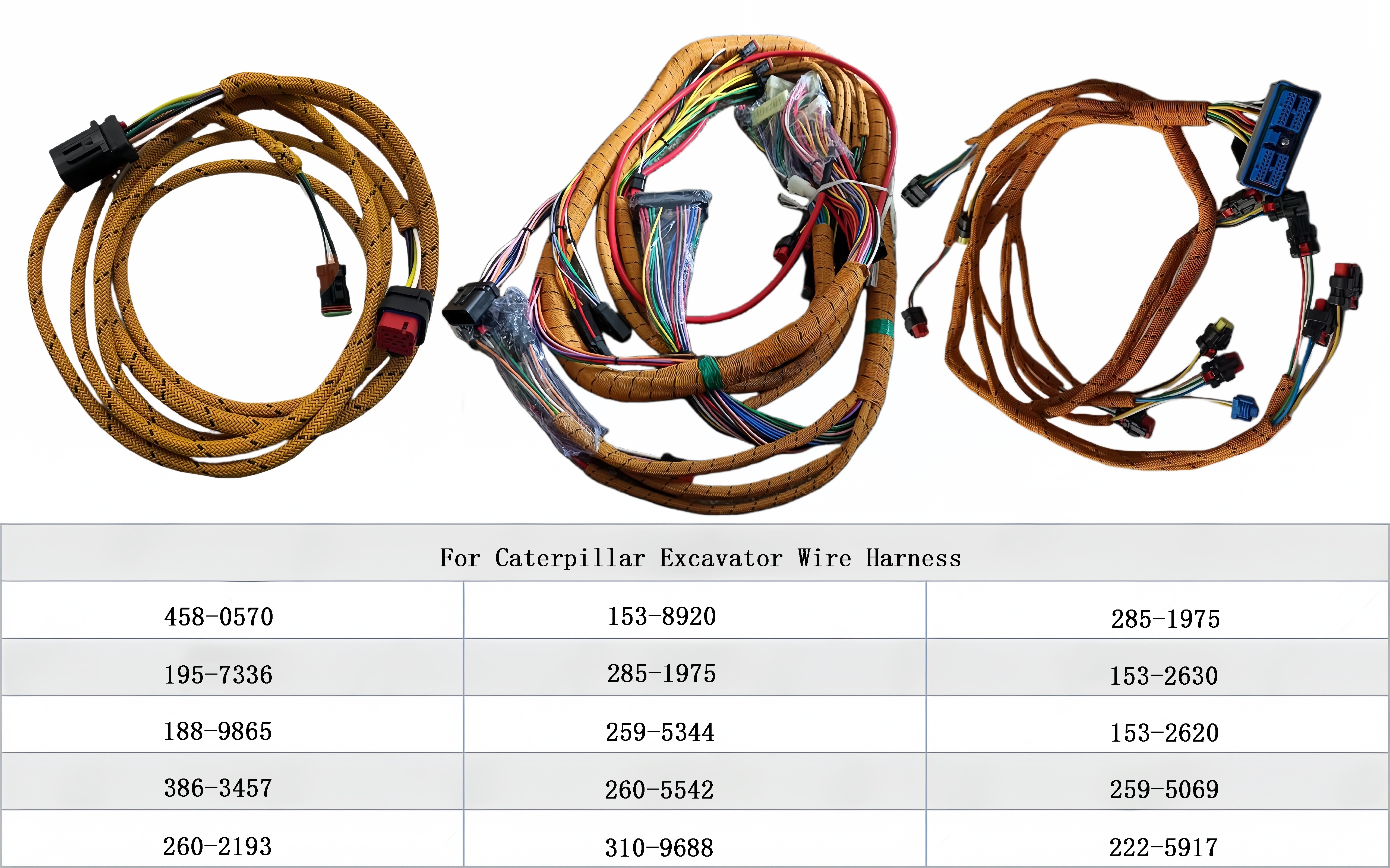 Diesel Engine Test Wire Harness C6.4 6.6 C7 C15 C9 3126B CAT Diagnostic Engine Wiring Harness Test