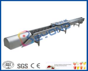 China Screw Conveyor Design Fruit Processing Equipment With SUS304 Stainless Steel on sale