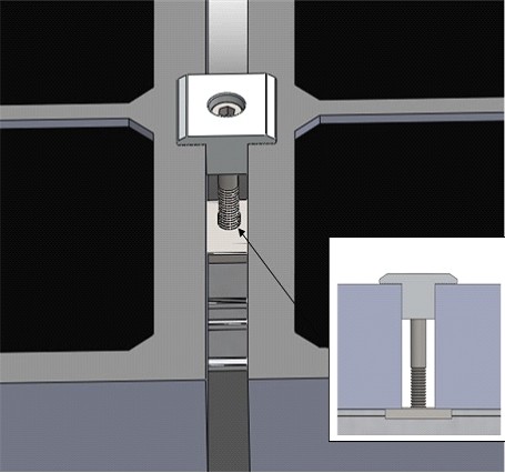 L Feet Rooftop Solar Mounting System Aluminum Material Heat Resistance