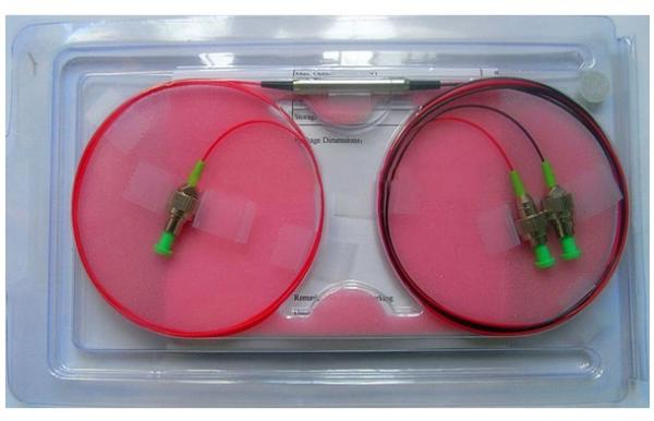 Quality 980/1550 PM Fiber Optic Splitter WDM Single Model PM Type With FC/APC Connectors for sale