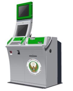 Buy cheap High Definition Self Service Payment Kiosk With Passport Scanner And Visa Master Cards product