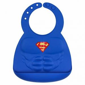 Buy cheap Comics Superman Silicone Baby Bibs , Waterproof Baby Bibs With Snaps product