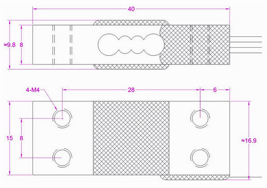 20kg micro weight sensor 30kg