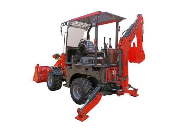 Quality EUR III EUR V Backhoe Loader WZ35-10 1-1.2 Tons 37kw for sale